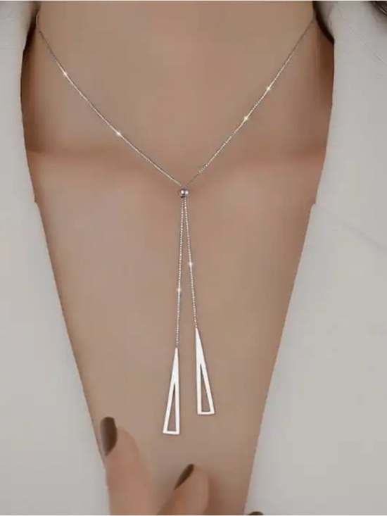 Jewelry - 3/$30 NWT Sliding Adjustable Lariat Necklace